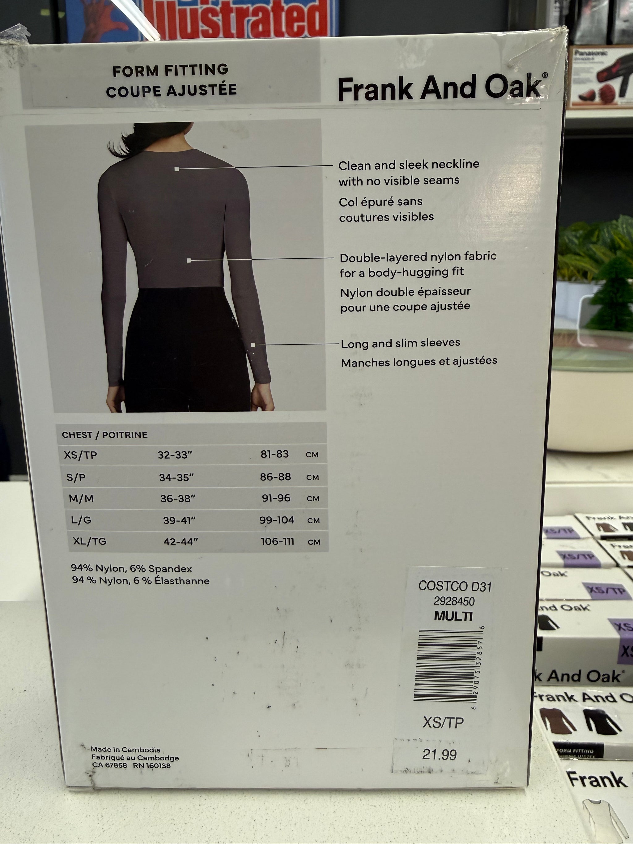 Frank And Oak Women’s Smoothing Contour Long Sleeve Tee (2-Pack)