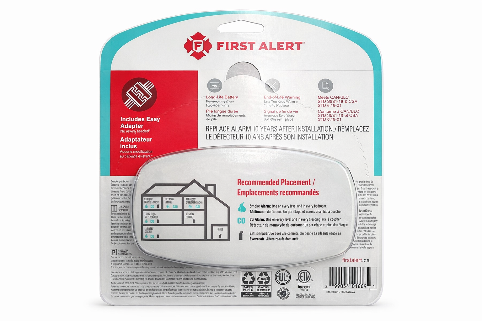 First Alert Hardwired Smoke and Carbon Monoxide Alarm