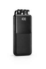 KP222-4 Power Bank – 20,000mAh with 4 Built-In Charging Cables