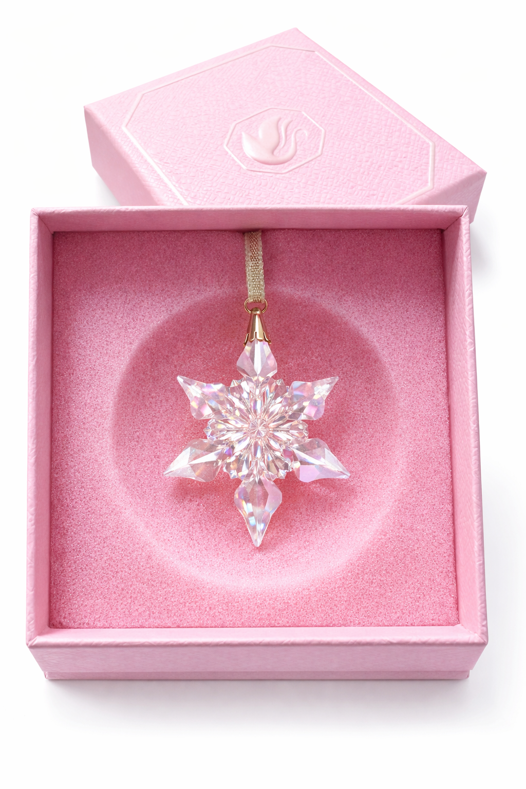 Swarovski Shimmer Coated Snowflake – Exclusive Crystal Ornament