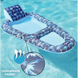 Aqua Luxury Extra Long 5' 8" Inflatable Pool Lounger
