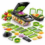 16-Piece Vegetable Cutter and Slicer Set Multi-Function Kitchen Chopper