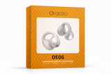 Oraolo Open Ear Bluetooth 5.4 Headphones IPX6 Waterproof Clip-On Earbuds 21H Playtime White
