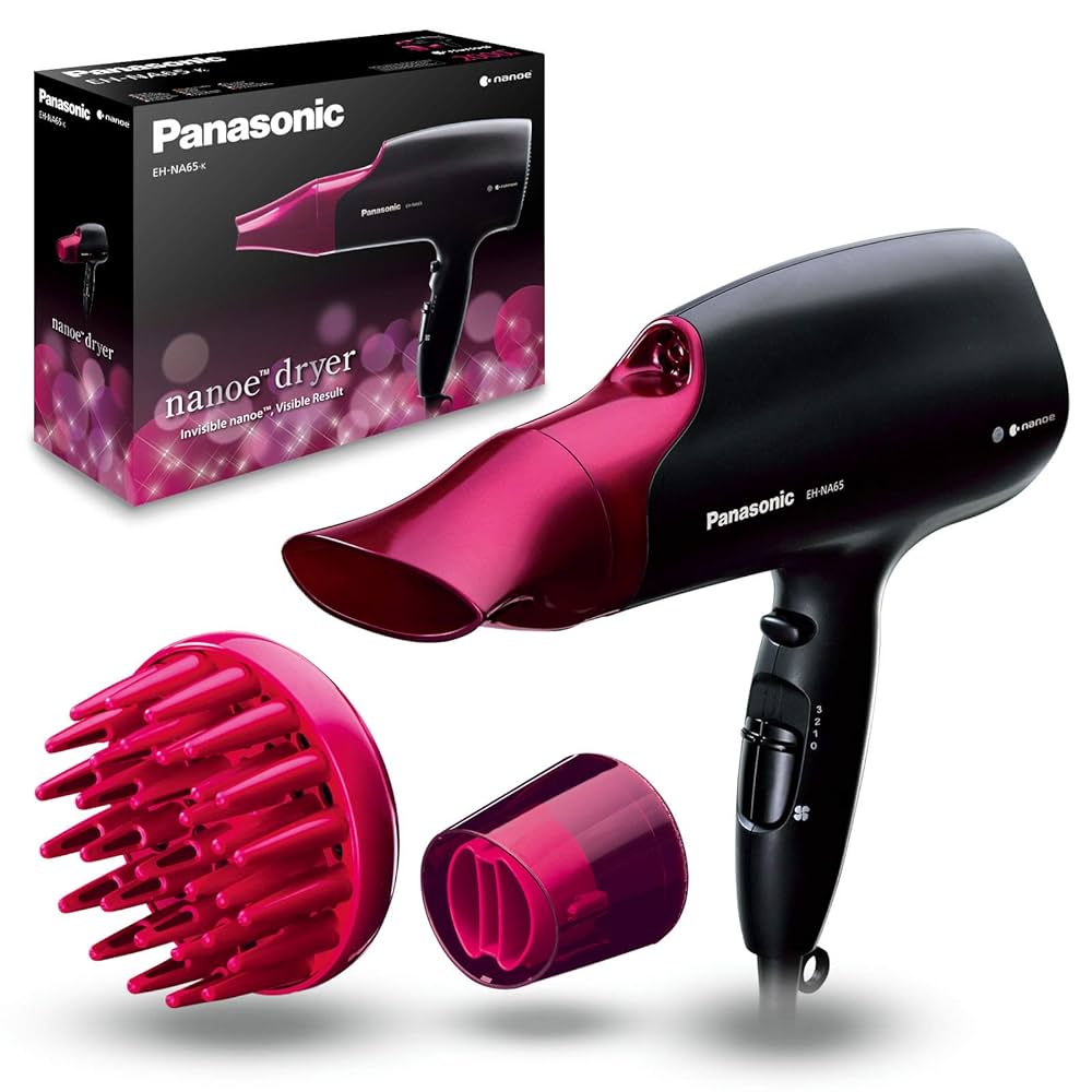 Panasonic EH-NA65-K Nanoe Hair Dryer 

 Pink/Black product image