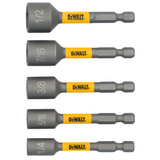 DeWalt MaxFit Ultra Magnetic Nut Drivers – 5-Piece Set (DWAFTND5)
