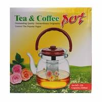 Heat-Resistant Glass Tea & Coffee Pot – 1800ml Large Capacity Brewer