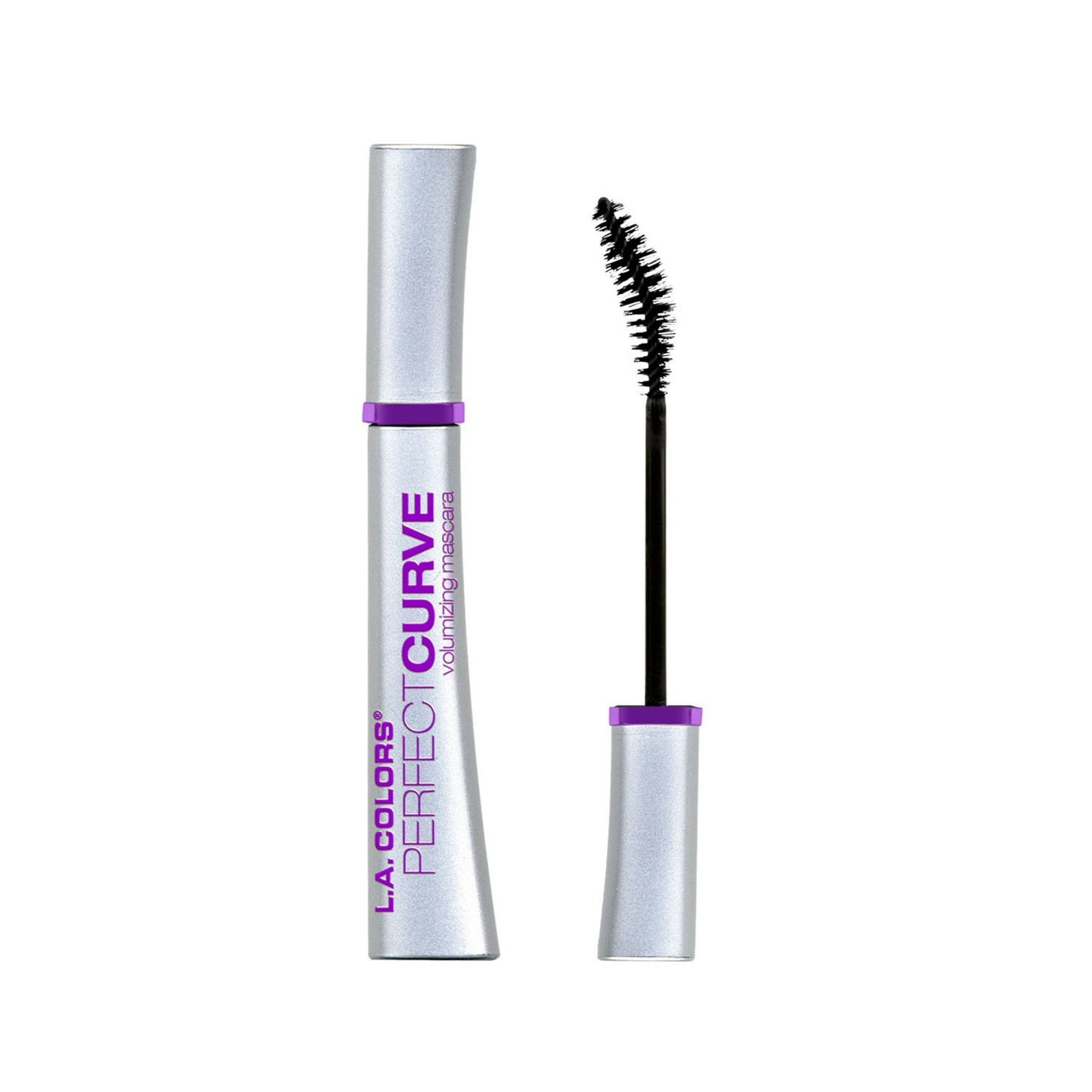 L.A. COLORS Perfect Curl Volumizing & Ultra-Lifting Long-Wearing Mascara, BMS320 Very Black, 0.30 fl oz