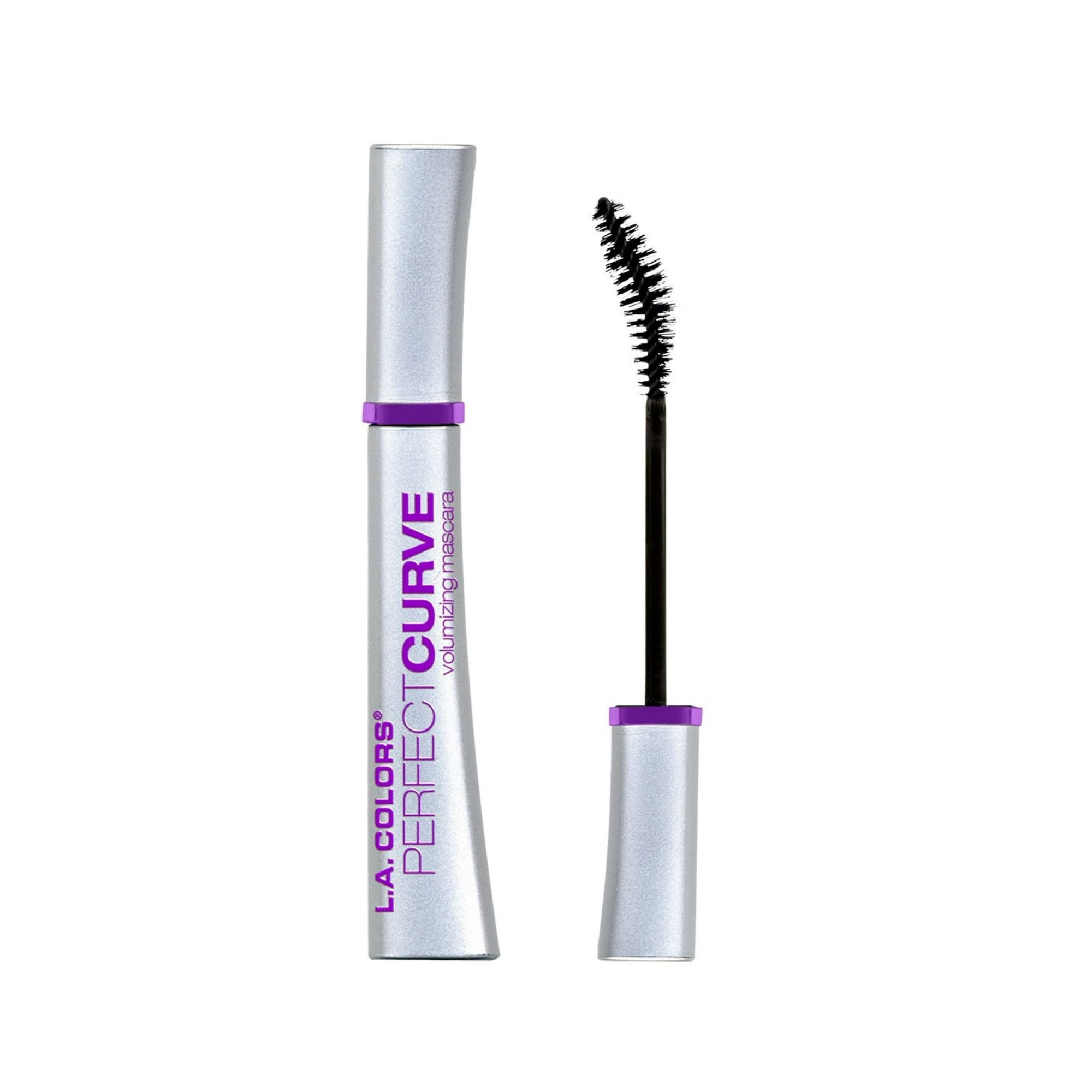 L.A. COLORS Perfect Curl Volumizing & Ultra-Lifting Long-Wearing Mascara, BMS320 Very Black, 0.30 fl oz
