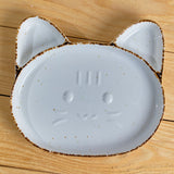 Porcelain Serving Plate – 7 x 7.8 x 1 Inches, Sandy Color, Durable & Elegant