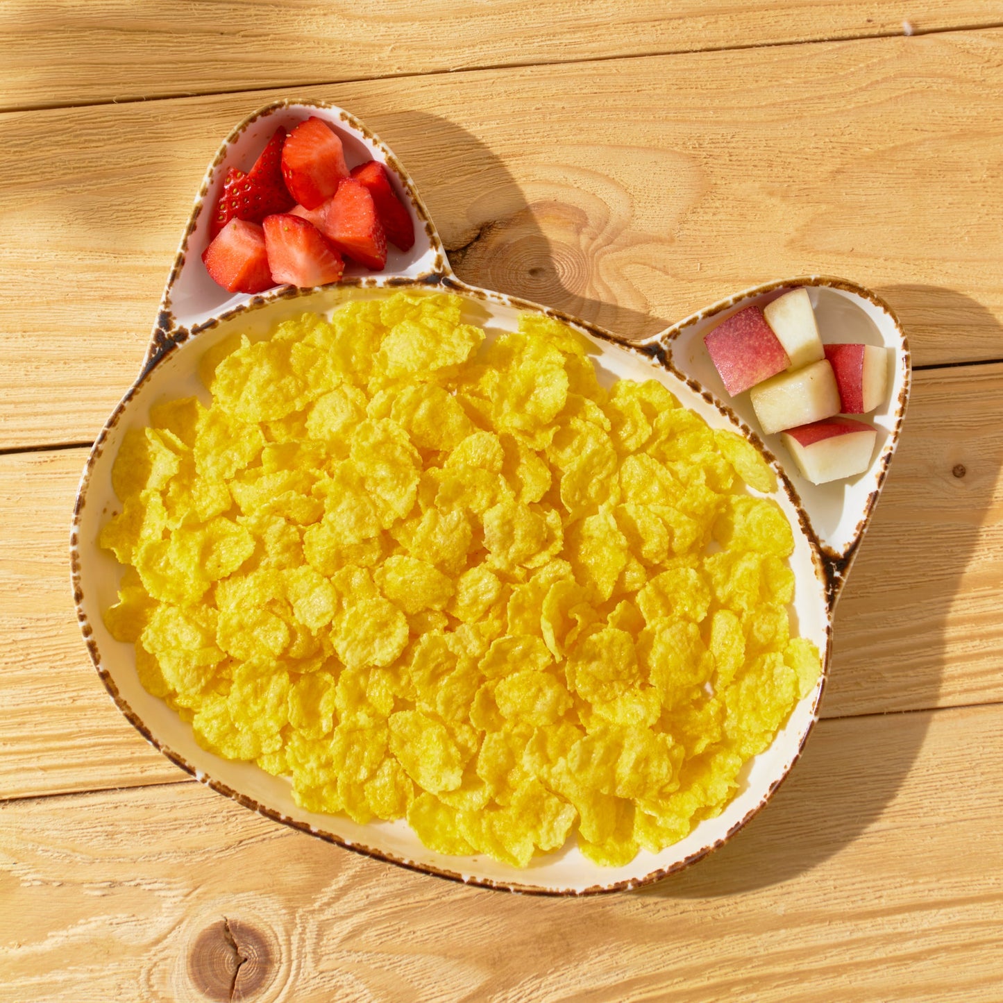 Porcelain Serving Plate – 7 x 7.8 x 1 Inches, Sandy Color, Durable & Elegant