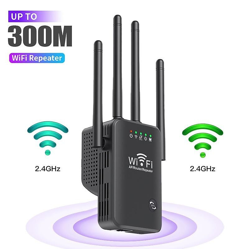 Wi-Fi Range Extender U9 – Dual-Band, 4-Antenna, High-Speed Coverage