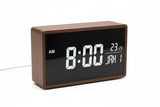 Meross Wooden Digital Alarm Clock - USB Powered with 3 Alarm Settings