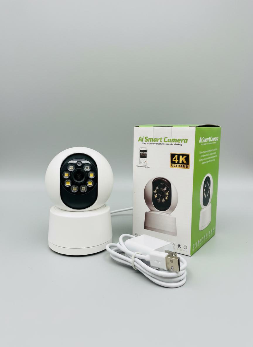 Smart Indoor Wi-Fi Security Camera - HD Video with Multi-User Family Sharing