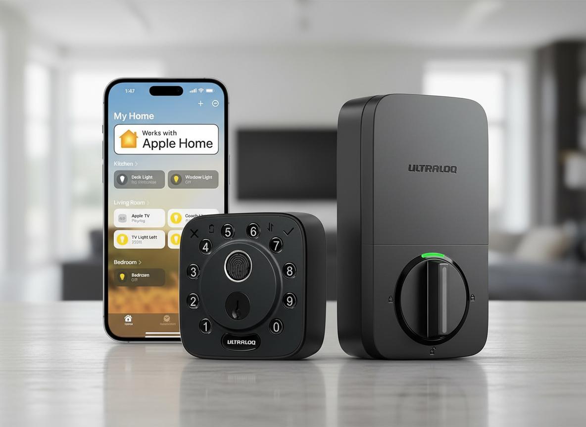 Ultraloq U-Bolt Pro Smart Lock 6-in-1 Keyless Entry with Bluetooth, Fingerprint Access and Keypad