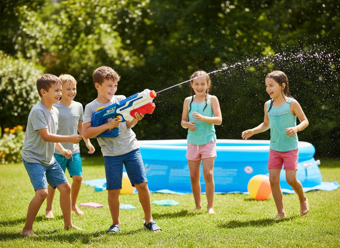 Idoot 970CC High Capacity Water Gun 2 Pack Squirt Blaster Set for Kids and Adults Pool and Beach Toy