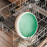 Porcelain Salad Bowls 7.2 x 3 in. Set Of 4 - Serving Bowl for Soup, Dessert, Ice Cream. Stackable Bowls for Oatmeal - Microwave, Oven, and Dishwasher Safe, Scratch Resistant 37 oz (Lusite Green)