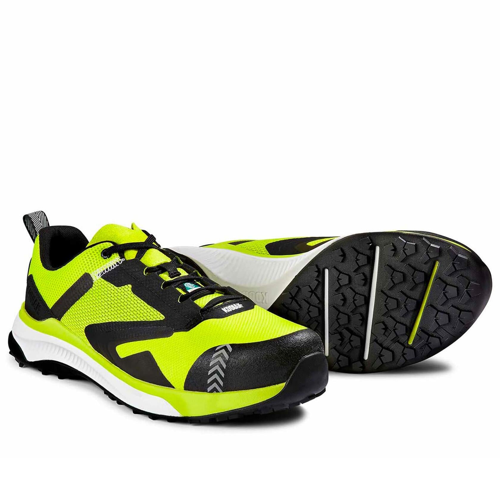 Kodiak Men's Quicktrail Low Nano Composite Toe Electrical Hazard Work Boot, Acid Lime, 14 Wide