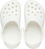 Crocs Unisex-Child Classic Clogs, White/White, 1 Little Kid