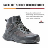 Kodiak Men's Mkt1 Quadcap Composite Toe Waterproof Industrial Boot, Black Gray, 12