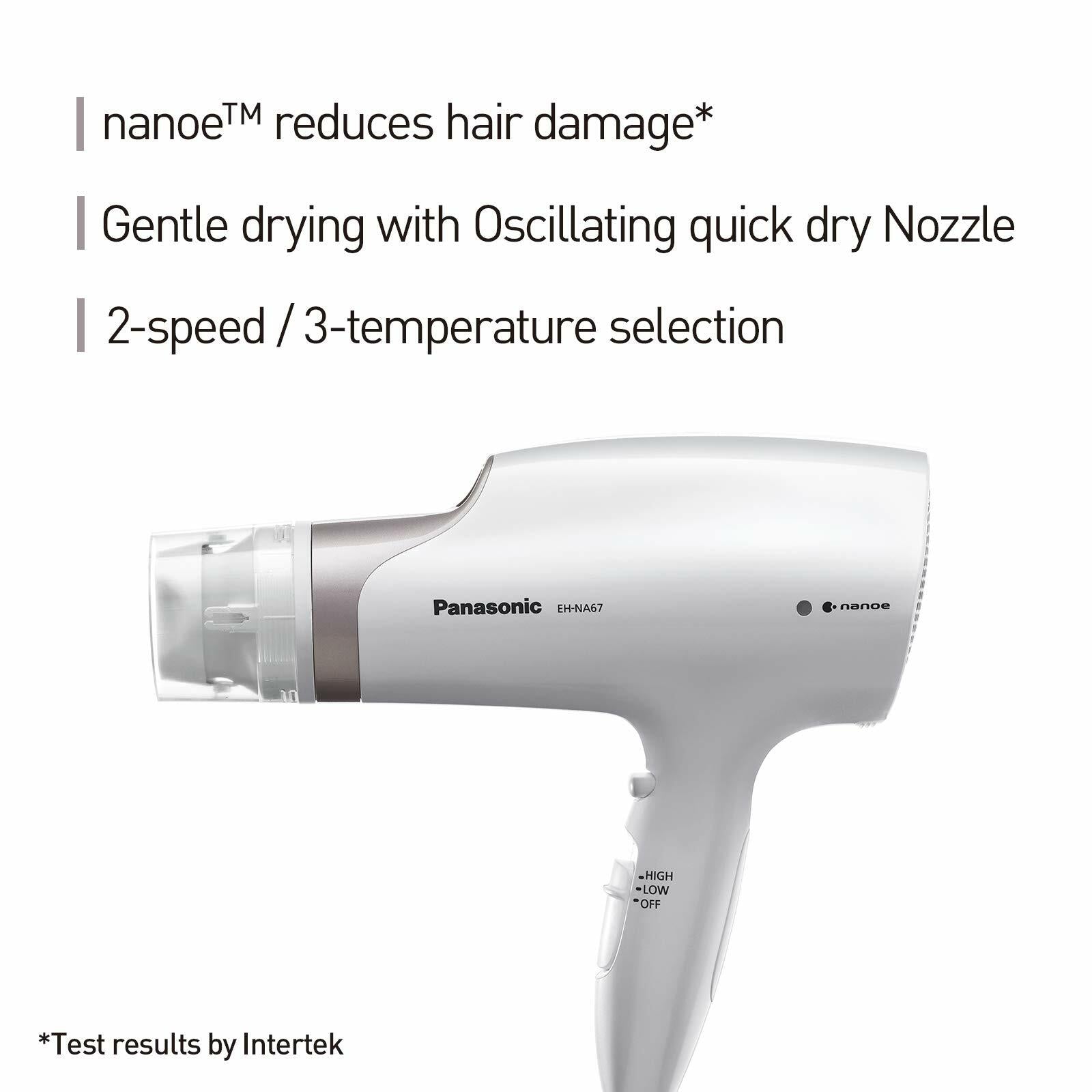 Panasonic EH-NA67 Nanoe Hair Dryer – White