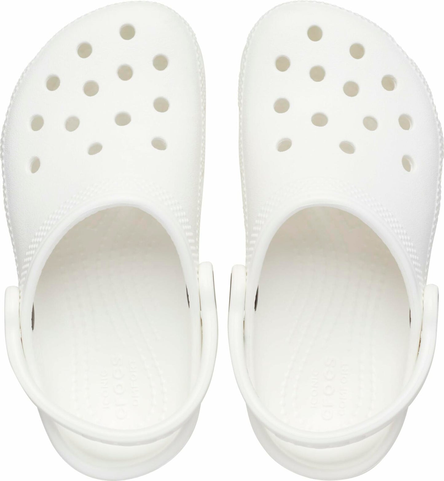 Crocs Unisex-Child Classic Clogs, White/White, 4 Big Kid