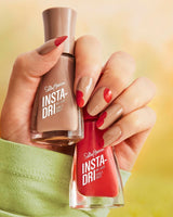 Sally Hansen Insta-Dri® Nail Polish, 3-in-1 formula with built-in base and top coat for shiny, extended wear in a single step. Dries in 60 seconds. ASAP Apple - 383