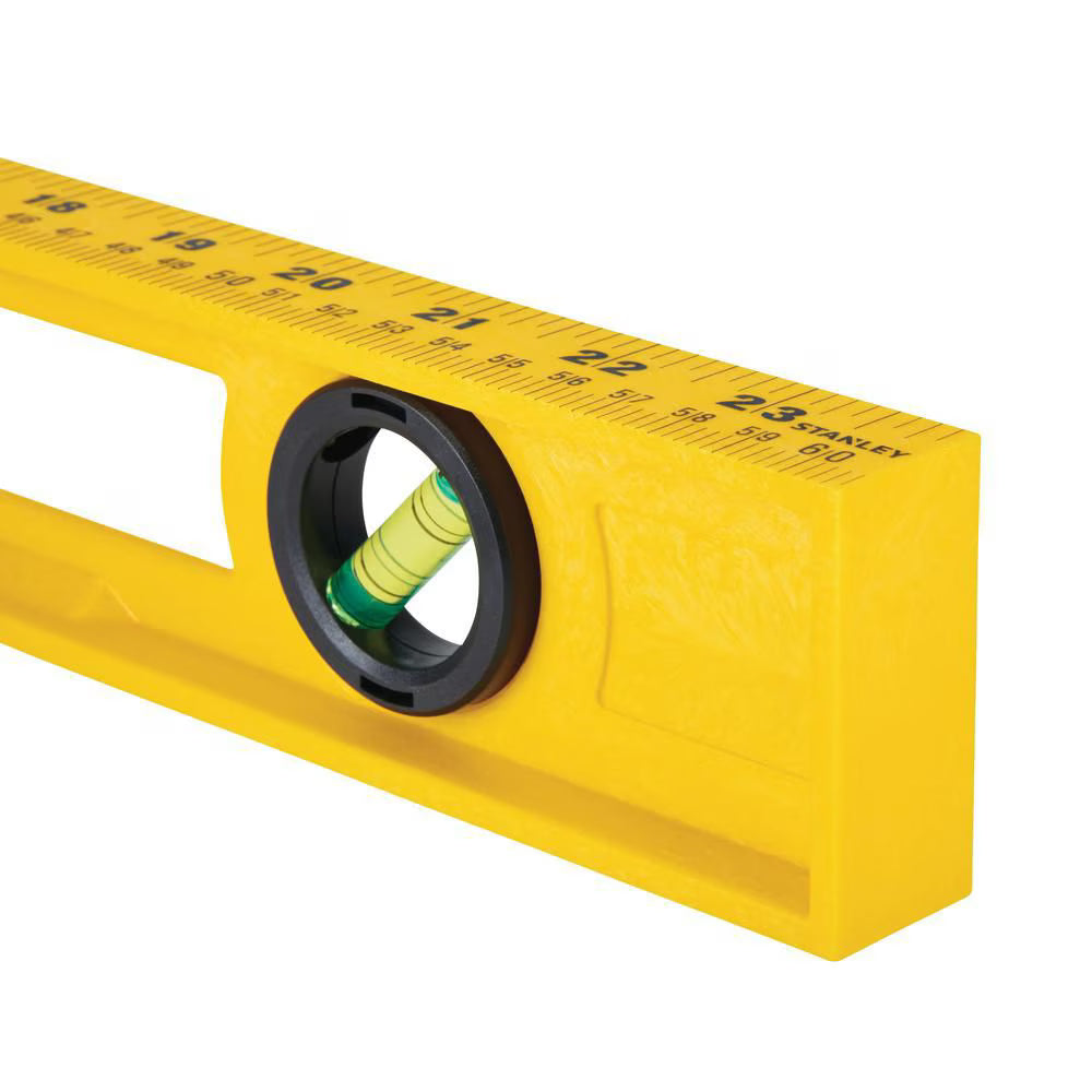 Stanley 24 in. High Impact ABS 1-BEAM Level – Durable, Accurate (42-468)
