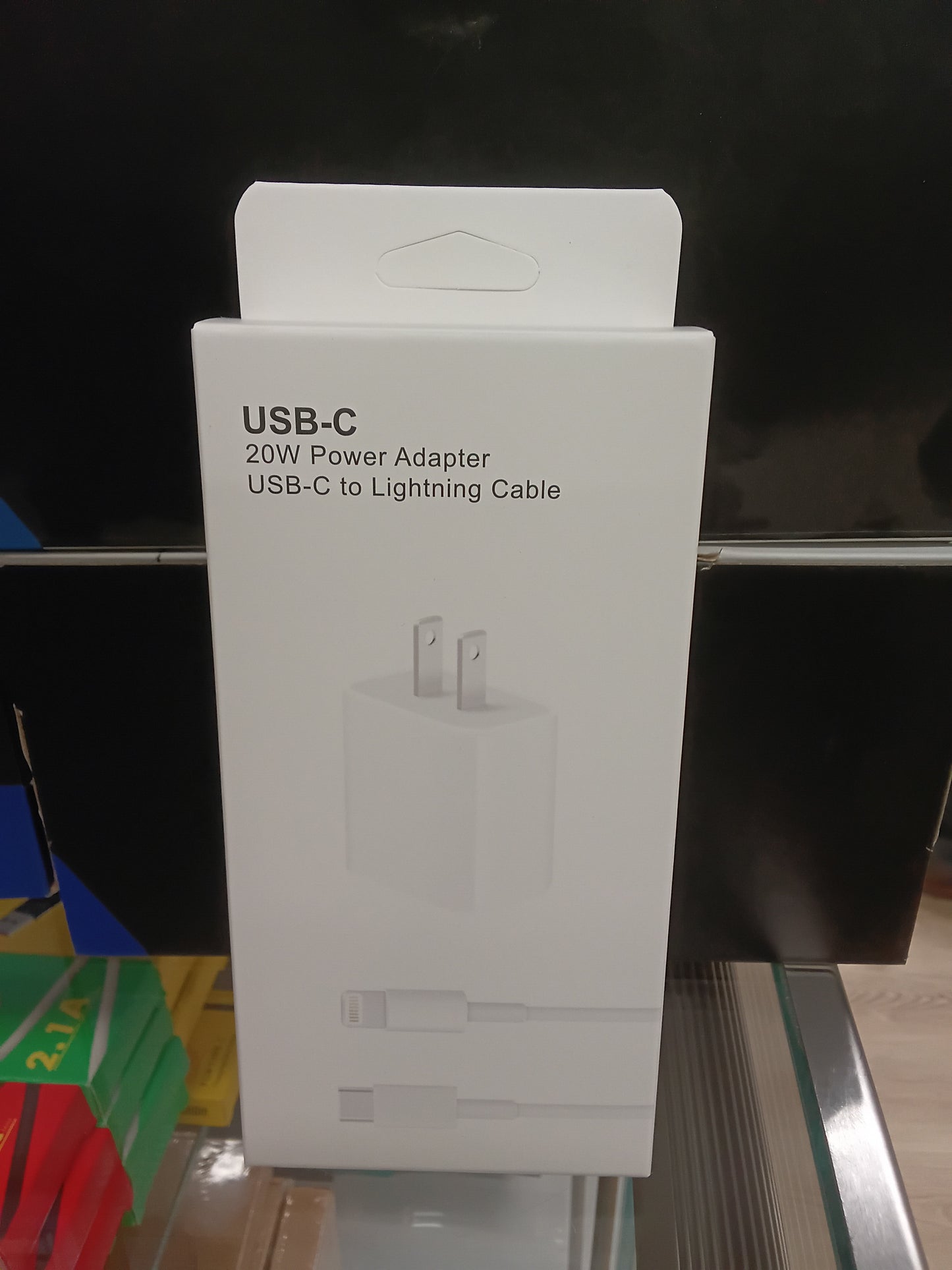 20W USB-C Power Adapter with USB-C to Lightning Cable product image