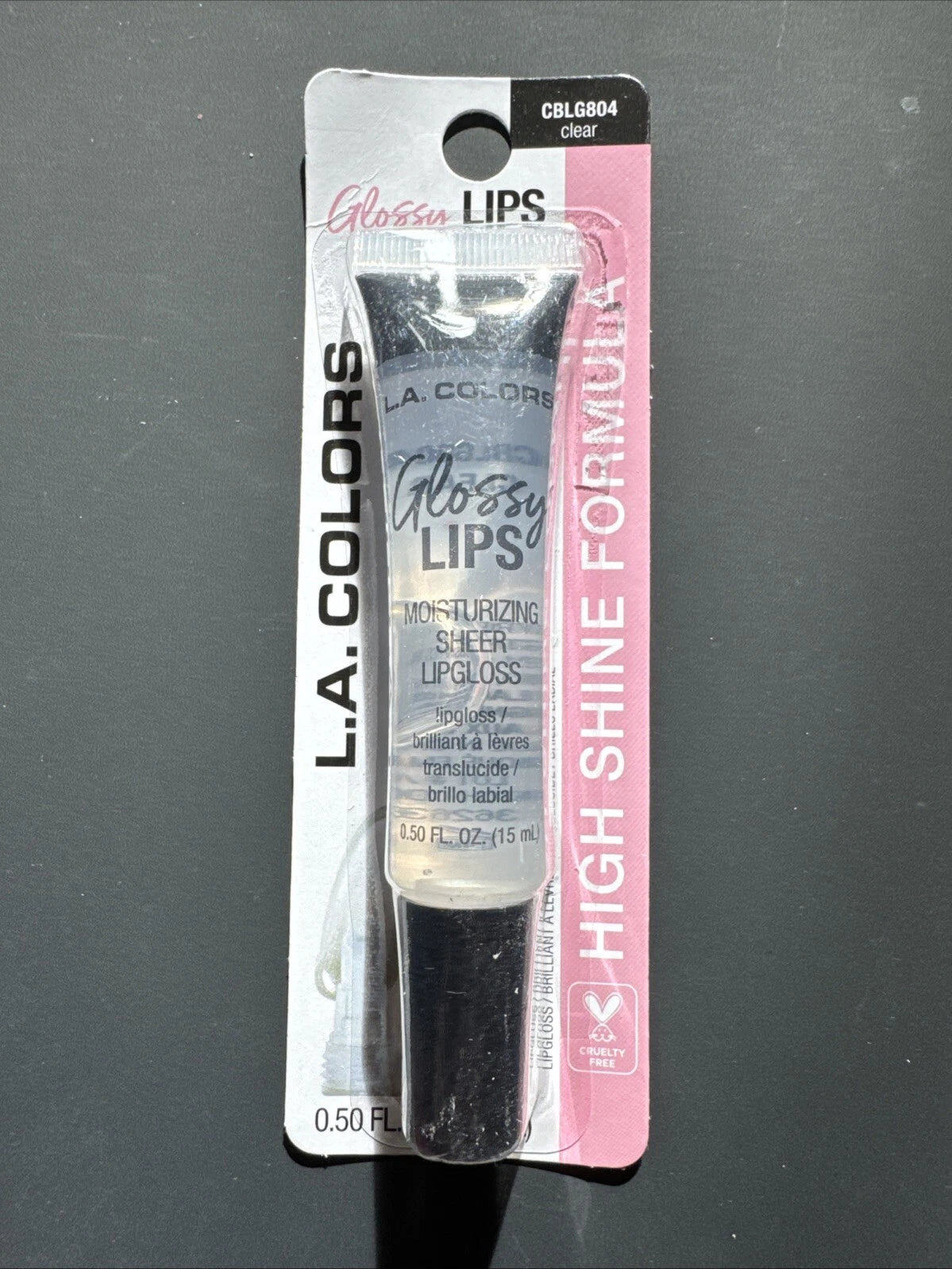 L.A. COLORS Glossy Lips Hydrating & Nourishing Highshine Sheer Tube Lip Gloss