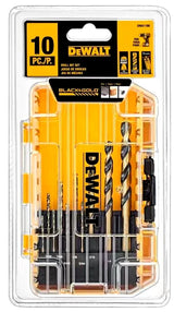 DeWalt Drill Bit Set – 10 Pack (Model DWA1180) – High-Speed Steel Bits for Wood, Metal & Plastic