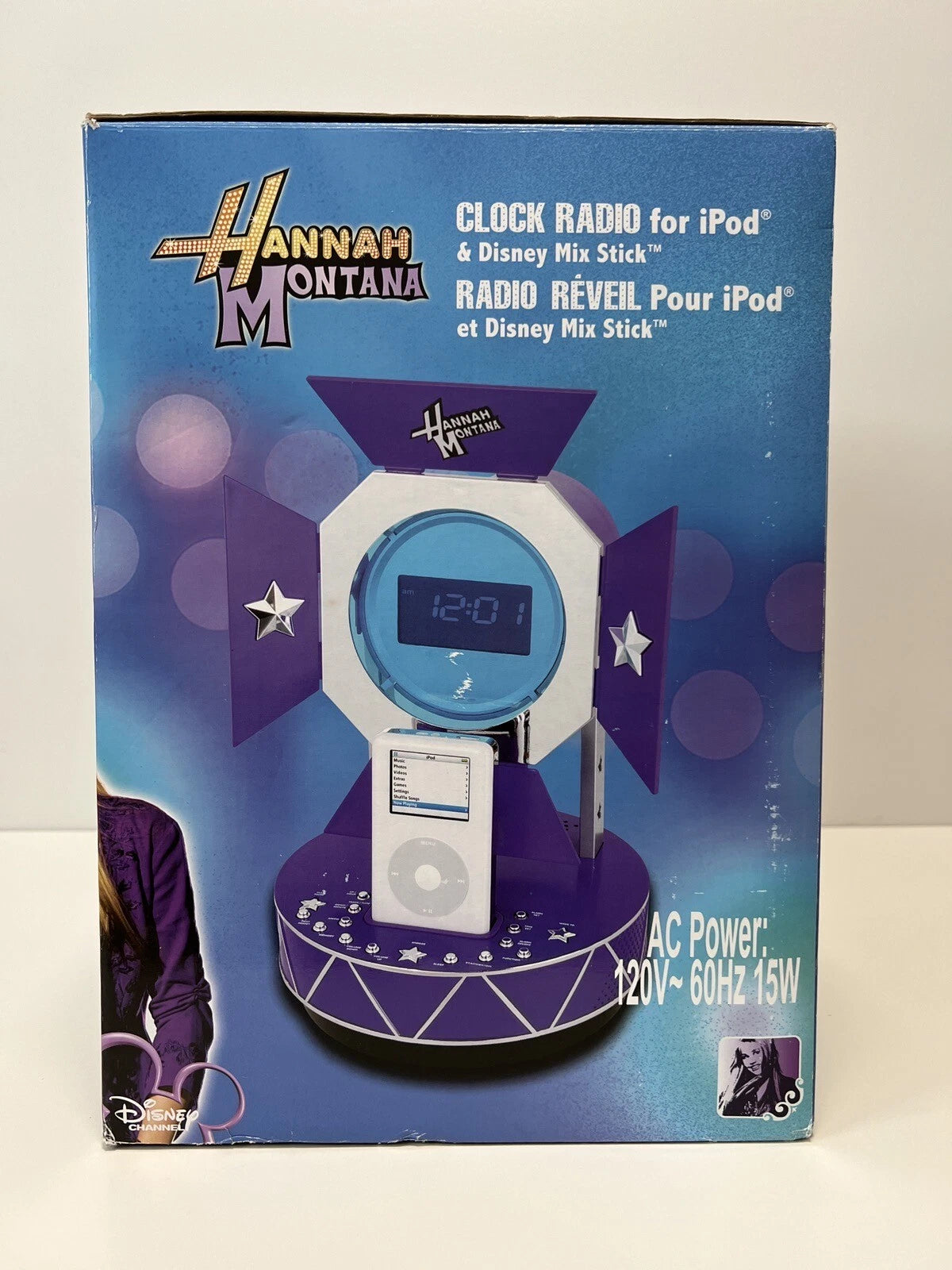 Hannah Montana iPod Clock Radio & Disney Mix Stick